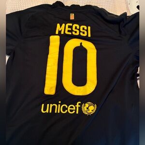 Men’s Black and Yellow Messi Jersey